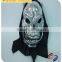 Sliver PVC Plastic Scary Halloween Party Masks for Sale