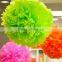Hot Sell Color Tissue Paper Pom Poms Flower Balls
