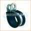 China manufacture best quality rubber coated p type hose clamp factory