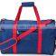 Perfect nylon water resistant duffel bag with shoe compartment