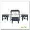 Rattan Patio Bar Set/Black Rattan Home Patio Bar Set With Cushion