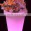 illuminated remote control Waterproof decorative led pot/vase