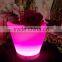 Hot sale waterproof garden Led Illuminate Glowing Flower Pot /outdoor led flower pot/Led Plastic Flower Vase