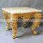 French style antique small side table with marble top