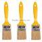 Yellow Plastic Handle Mixer Bristle Mighty Brush 2" Paint Brush