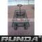 pneumatic wheel and steel mesh garden tool cart