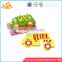 Wholesale car shape kids wooden blocks puzzle toy educational baby wooden blocks puzzle game W13D035