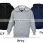 Mens Plain Fleece Zip Up Hoodie Sweatshirt Hooded Zipper Top Sports Jumper