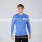 The factory price popular summer hot style gymwear fitness custom logo long sleeve men seamless bodybuilding t-shirt