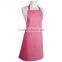 Custom Polycotton plain color cooking apron kitchen apron