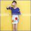 2017 latest design used clothing women's tshirt hot sale in china