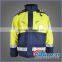 xinxiang EN11612 navy blue 100% cotton anti-fire &anti-oil reflective work jacket for mining