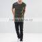 Hot Sale Custom Printed Logo Short Sleeve Crew Neck Green Men's 100% Cotton 180gsm Breathable Fit Casual Blank T-Shirt