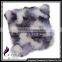 CX-D-33F Hot Sale Custom Made Pillow Case Genuine Fox Fur Decorative Throw Pillow