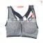 Hot sex women sport bra seamless yoga wear running wear with zipper