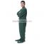 Man's polar fleece polyester onesie with hood