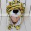 newest style customized soft plush animal hat for winter