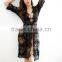 Foreign trade lingerie high-end European and American big sexy lace of the dress code black pajamas containing three eyelash sui