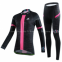 Graffiti Pink Purple riding a long - sleeved suit women 's spring and autumn sweat ventilated women' s clothing