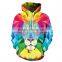 color block lion creative 3D pinted hoodies/ask sky unisex 3D printed sweatshirt hoodies/hot sell 3D baseball jacket