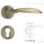 door lever handle on rose