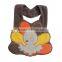 blue cat baby cotton bibs