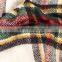 Street Fashion Lengthened Winter Lady Plaid Plaid Plaid Scarf