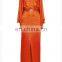 latest embellished silk-jacquard long gowns fashion designs