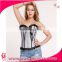black point corset,white lace corset for woman steel boned corset