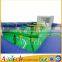 Popular inflatable competition game sport ground portable Soccer field for cheap sale