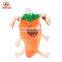 EN71 standard PP cotton stuffed vegetable plush carrot toy