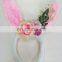 Animal ears headband for baby happy easter kids bunny ear headband