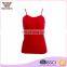 Good quality comfortable red elegant fashion woman camisole