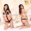 Chaozhou Supplier Full Lace Transparents Erotic hot Girl Women Mature Black Sex Bra and Panties Sexy Lingerie