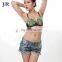 Colorful belly dance costume rivet bra for club YD-048#