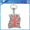 country souvenir zinc alloy keychain for gift