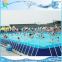 Quick-set Above Ground Metal Swimming Pool/Outdoor Metal Frame Swimming Pool With Dolphin Slide
