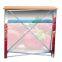 Rortable Aluminum Pop Up Booth Folding Wooden Steel Board Promotion Counter Table Design For Advertising Display