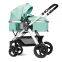 3 in 1 Baby Buggy Luxury Baby Pushchair with Big Wheels