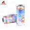 CMYK print clearly empty paint aerosol cans