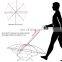New technology transparent pet umbrella dog leash