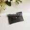 Leather card holder envelope shape/ leather coin pouch purse with embossed logo