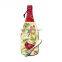 Wine bottle shaped Glass cheese board