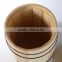 FSC Certified Silk Printing Logo Small Wooden Coffee Barrel