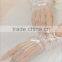 Instyles New White ivory Black Red Lace Beading Fingerless Wedding Glove Bridal Glove