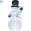 Shivering LED decorations garden yard christmas inflatable snowman with hat for sale NB006-8