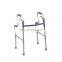 Lightweight aluminum folding 2 wheel walker for old man