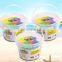 Custom different sizes clear plastic pail for kid's toys