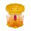 Mintao 3.7L colorful pineapple shape drink glass beverage dispenser with tap