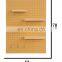 Wall Tool Display Decorative wooden Hole Pegboard With Hooks shelf